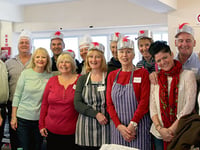 Food bank plays Santa Claus