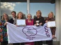 Gold medal for Dartmouth in South West in Bloom Awards