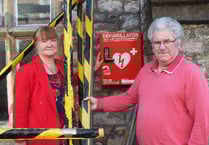 Defibrillator installed outside the Guildhall
