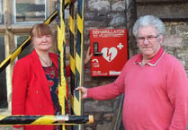 Defibrillator installed outside the Guildhall
