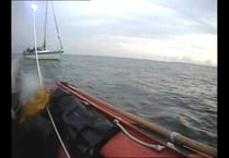 VIDEO: RNLI rescue yacht 37 miles offshore