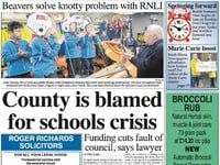 This week's Dartmouth Chronicle front page
