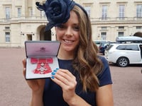 Gold-winning Olympian Giselle receives MBE