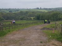 VIDEO: Devon Air Ambulance airlifts biker to hospital
