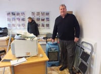 Central heating suffered a catastrophic leak and flooded the offices