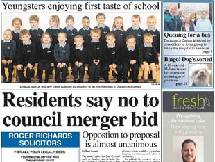 This week's Chronicle front page