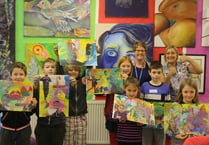 Primary school children have taken lessons to explore their identity through art.