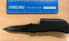 Teenager found armed with knife