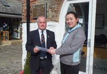An association has made a donation to the Girl Guides to help pay for ‘Rove Away’