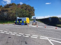Road closed after water main bursts