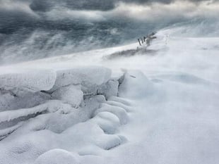 Strete photographer scoops top prize for stunning South Hams snow scene