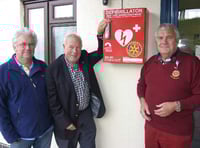 Defibrillator for community hall