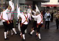 Festive Morris dancing