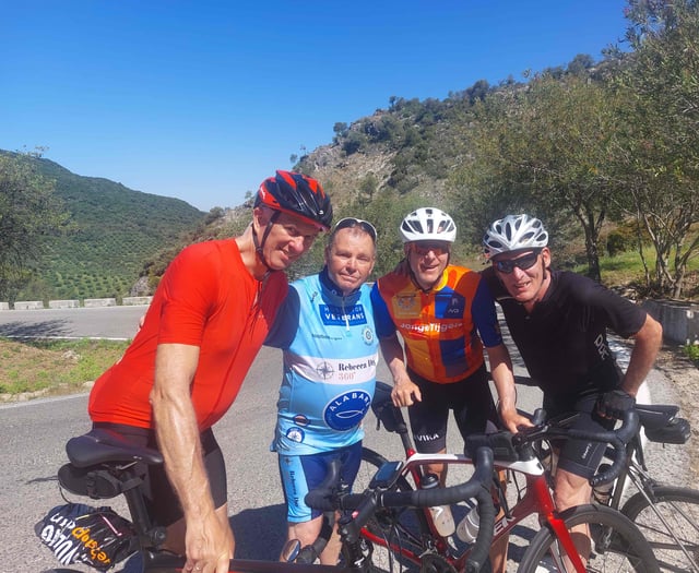 Army vet joins cycle challenge in Spain