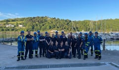 Coastguards join naval college for training night