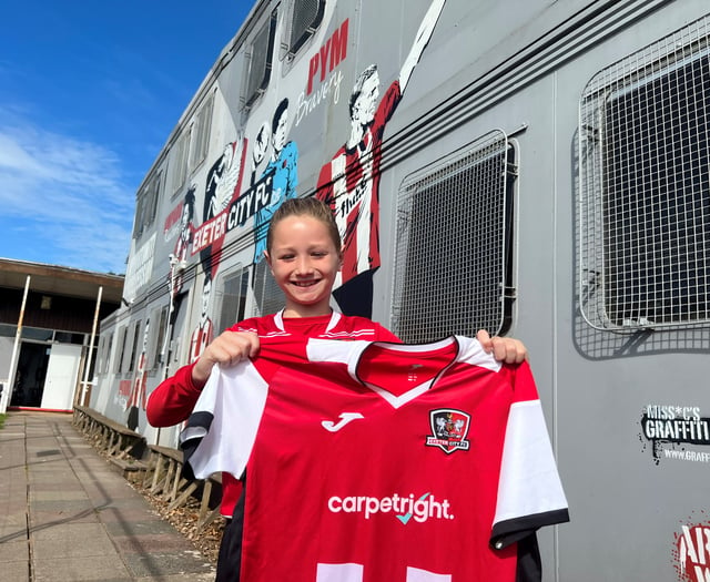 Hard work pays off for local lad selected for Exeter City 