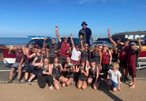 Dart Gig rowers’ trophy triumph