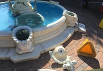 Dartmouth fountain vandalised again just weeks after previous attempt