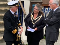 Proclamation to the King read in Salcombe 