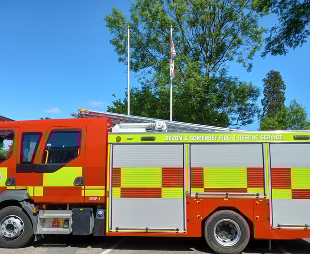 Fire crews rescue person from a car
