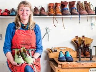 ‘Green’ shoemaker hangs up her boots for the last time