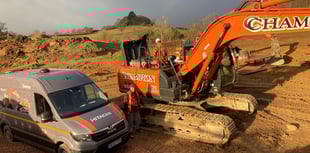 Vandals sabotage gear at a construction site, causing huge losses
