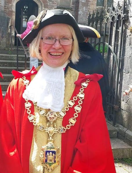 Mayor of Totnes Cllr Emily Price