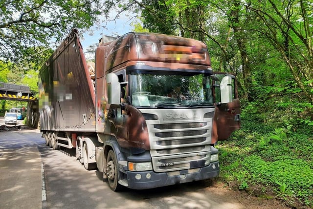 Driver charged after his lorry struck bridge, police confirm
