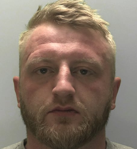 JAILED: Obsessed stalker Thomas Lee-Everton.
Picture: police (9-6-23)