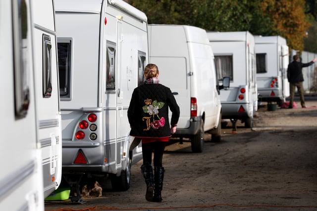 Dozens of Traveller caravans in South Hams