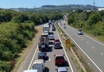 UPDATE: The A38 westbound has now re-opened after lorry crash