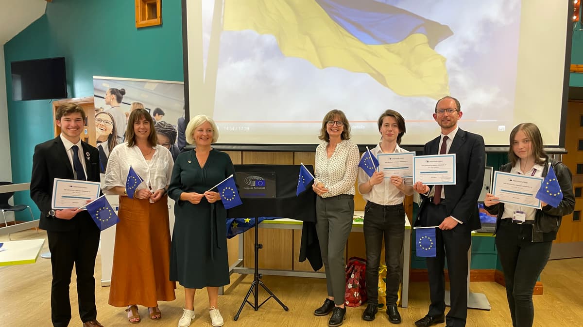 European Parliament Ambassador School Programme Award for Crediton’s