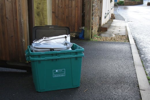 South Hams eighth for rejected recycling