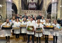 Devon YFC and Devon NFU led harvest thanks at Exeter Cathedral