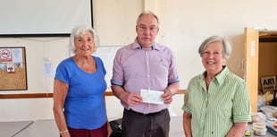 Dartmouth food bank receives £1,000 from Dartmouth League of Friends