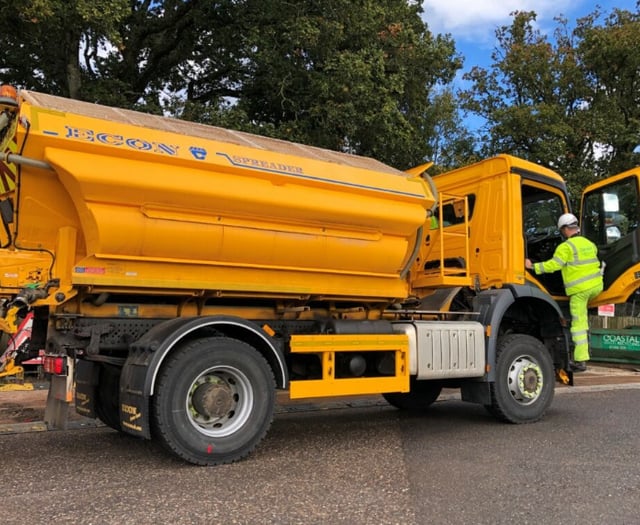 Gritters out as roads can't take the heat