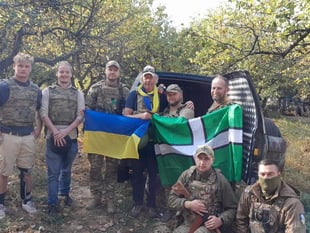 Father and sons help Ukraine