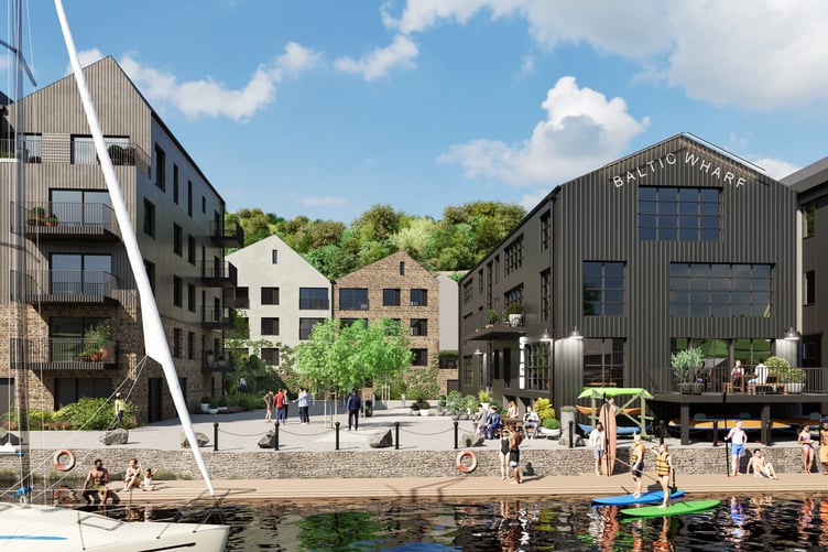 CGI of Acorn's plan for Baltic Wharf