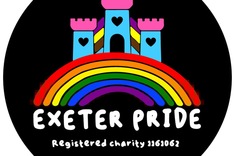 The new Exeter Pride logo.
