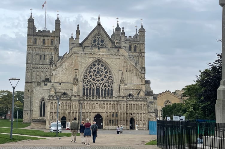 Exeter Cathedral.  AQ 8924
