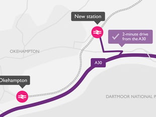 Government allocates £13.5 million for new Okehampton rail station
