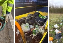 That's rubbish! Piles dumped on Devon's roads