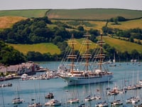 Three-masted Spirit returns to Dartmouth