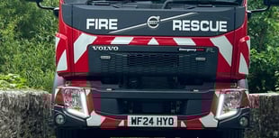 New fire appliance tackles first blaze 