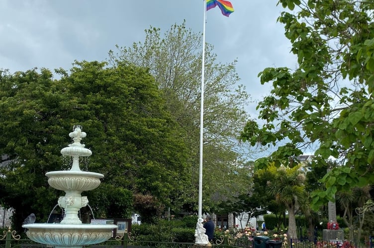 The Pride Flag in Dartmouth