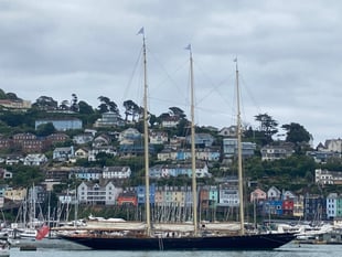 In the picture: An evening's cruise up the Dart