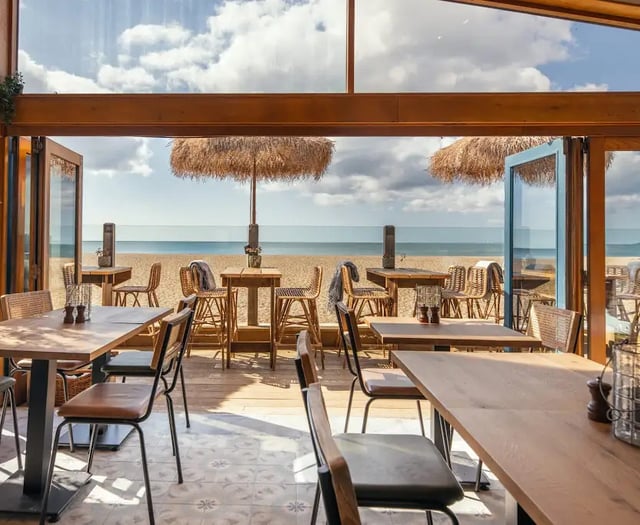 Blackpool Sands unveils unique beachside café, lounge, and restaurant 
