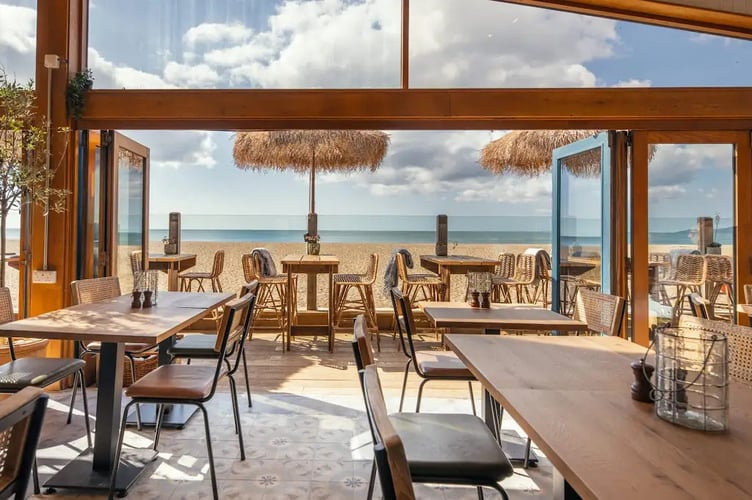 Blackpool Sands beachside café, lounge, and restaurant 