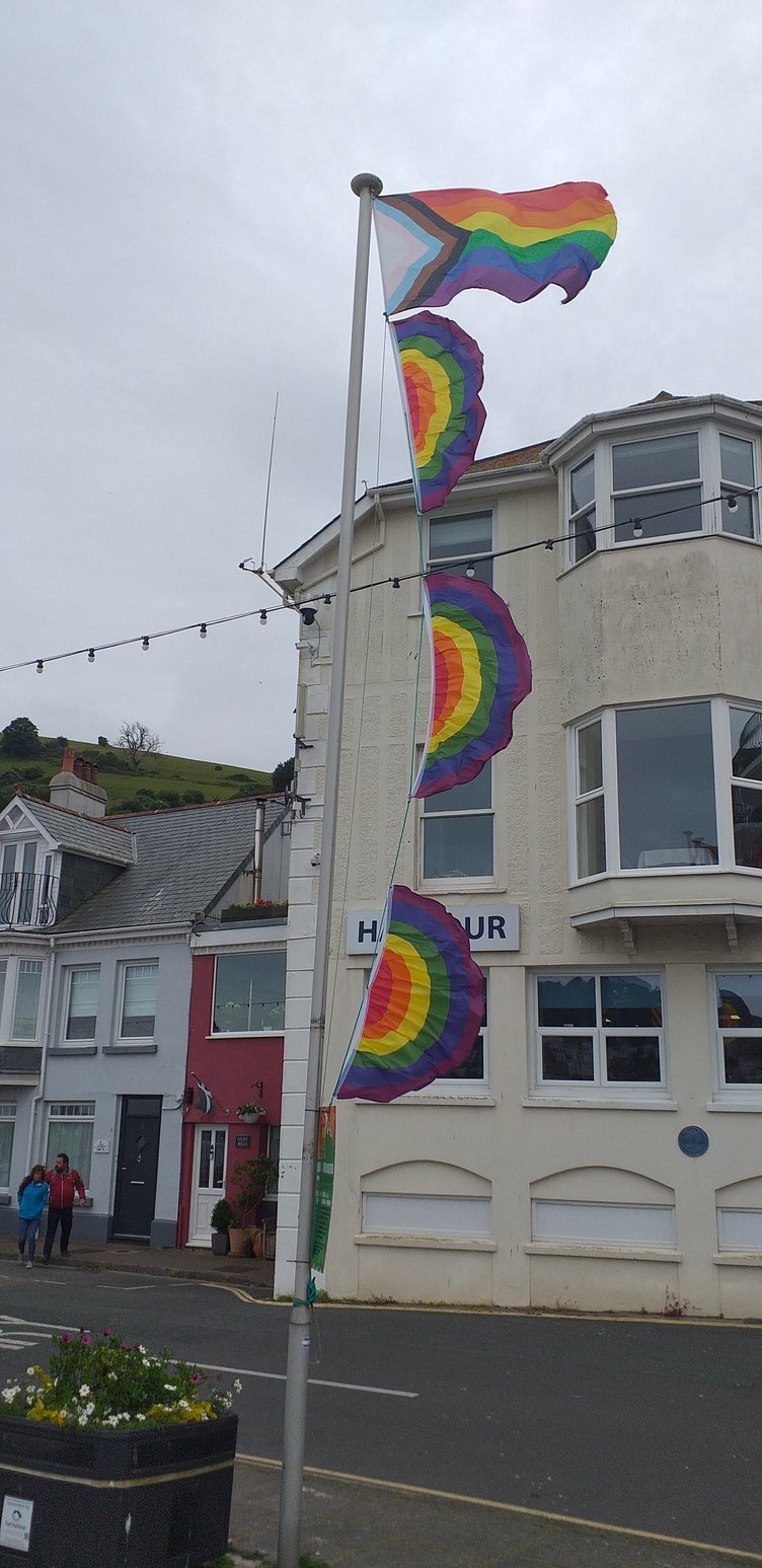 Pride Flags in Dartmouth