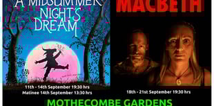 Two Shakespeare plays to be performed at Mothecombe